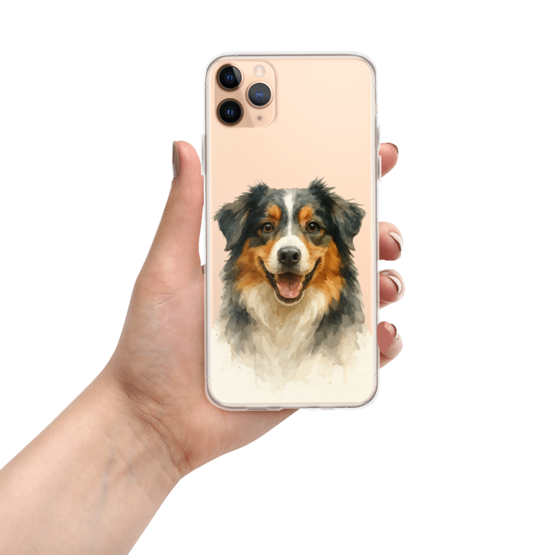 iphone deksel med portrett av hund