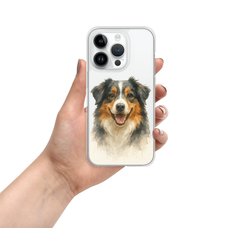 iphone deksel med portrett av hund