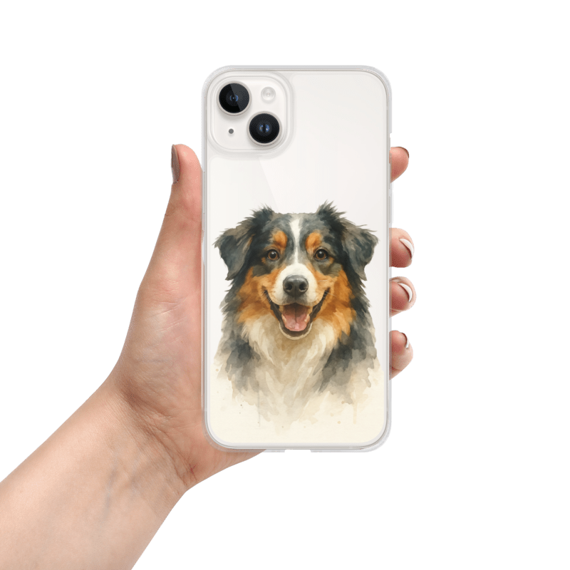 iphone deksel med portrett av hund
